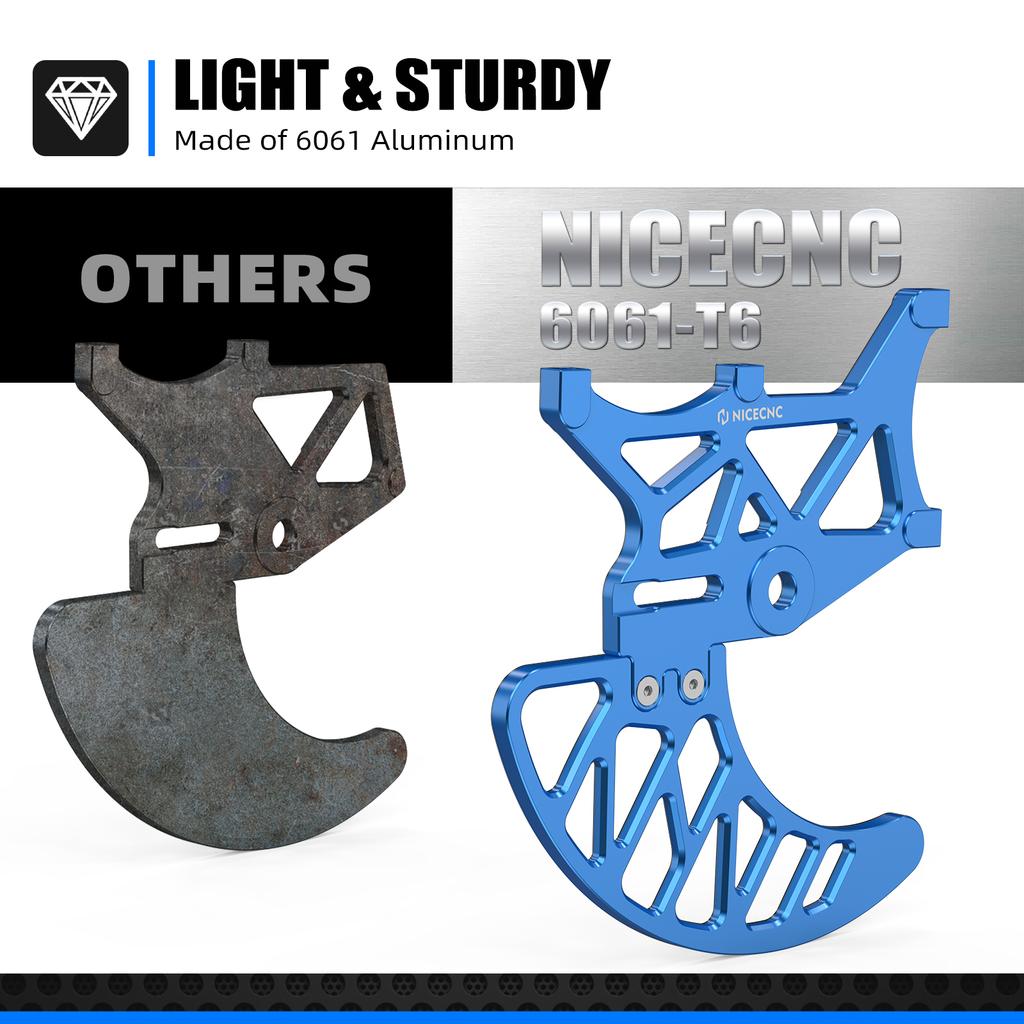 NICECNC For Surron Light Bee X S L1E For Segway X160 X260 Rear Brake Disc Guard Sprocket Caliper Protector Electric Dirt Bike