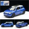 1/34 BMW Mini Cooper Модель автомобиля из литого металла Классические транспортные средства Модель автомобиля Высокая имитация Миниатюрный масштаб Коллекция Детские подарки