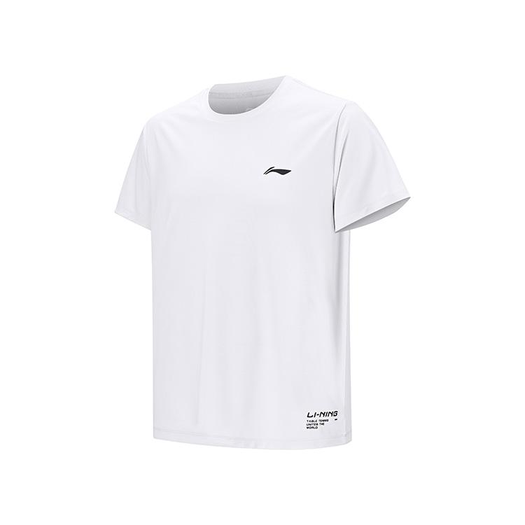 Футболка унисекс для настольного тенниса Li Ning Белая ATSV615-2