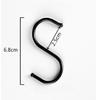 4Pcs S Shape Door Behind Hook Kitchen Bathroom Stainless Steel Multi-Purpose Hooks Hanging Holder Home Storage Tools