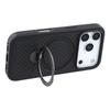 For iPhone 17 Pro Max Case Compatible with MagSafe Kickstand TPU+PC Phone Cover Carbon Fiber Texture