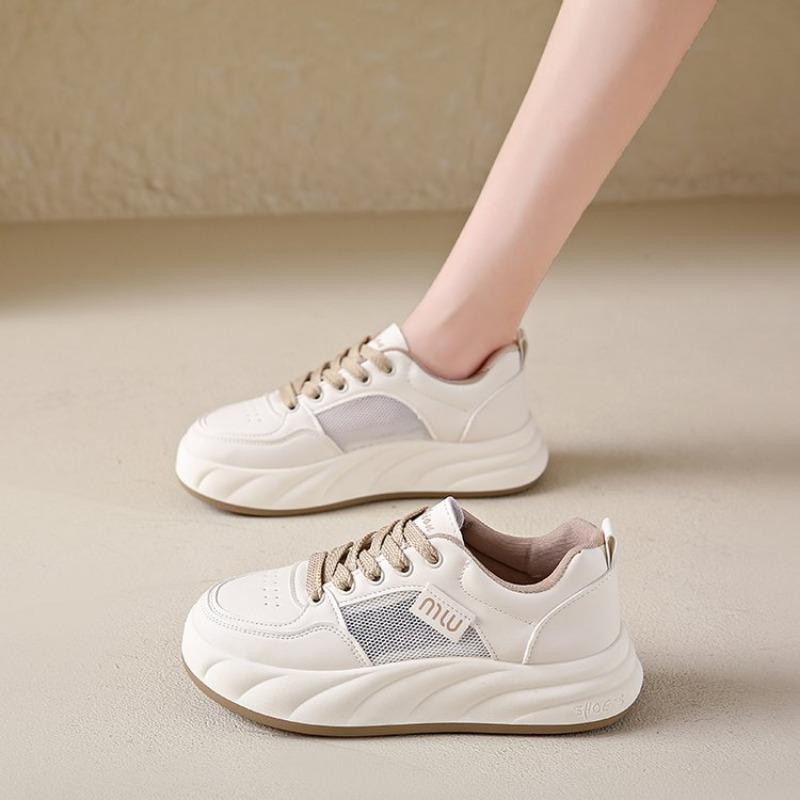 Fashion Women's Shoes Summer Thick Sole White Spring Autumn Breathable Platform Tennis Woman Runing Shoes Female Casual Sneaker