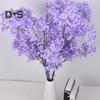 1 Bunch Exquisite Workmanship Artificial Lilac Flower Non-fading Useful Simulation Cross Cherry Blossom Flower Home Decor
