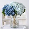 45CM Fake Silk Flowers Colorful Home Decor With Leaves Artificial Hydrangea