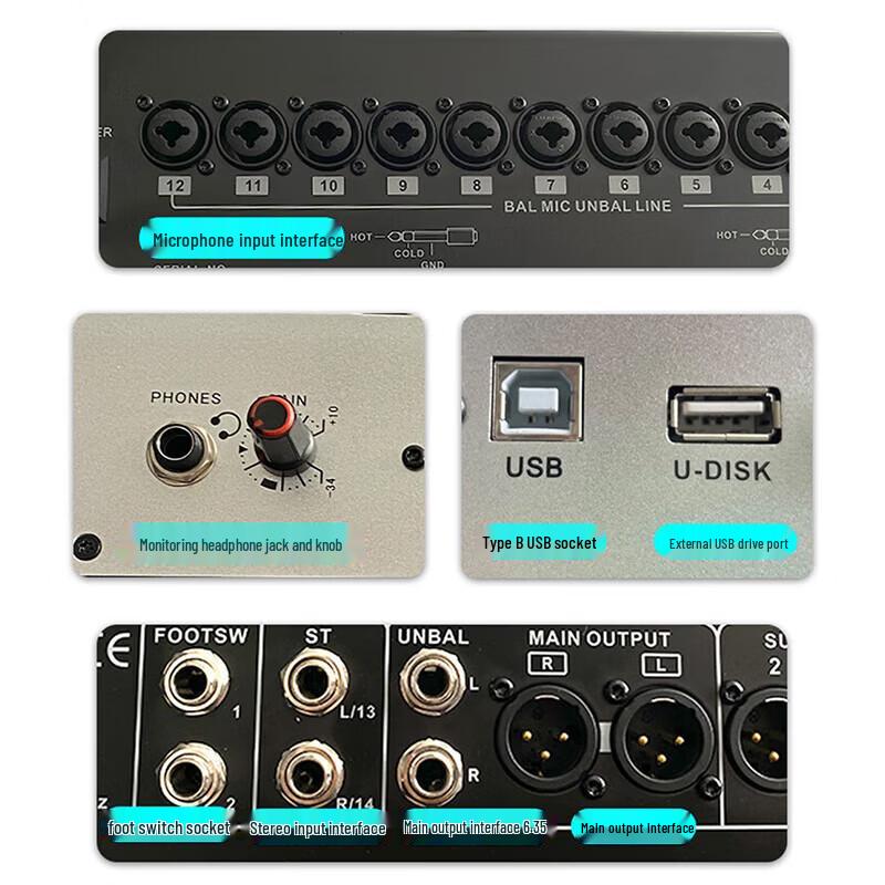 DAIPU DP-Digi 32-канальный цифровой микшерный пульт Stagebox (Китайская версия)