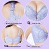 Женский бюстгальтер со стальным кольцом Push Up Bra кружевное антипровисающее нижнее белье размера плюс C/D Cup