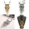 Tassel Necklace Long With Multi Layer Alloy Pendant For Trendy Retro Outfits
