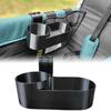 Snack Tray Cup Holder Anti-Spill Multipurpose Tool-Free Installation Side-Mounted Tray with Cup Holder for Wonderfold Wagon