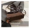 Retro Frosted Women's Handbag 2025: New Fashion Light Luxury Single Shoulder & Crossbody Kelly Bag