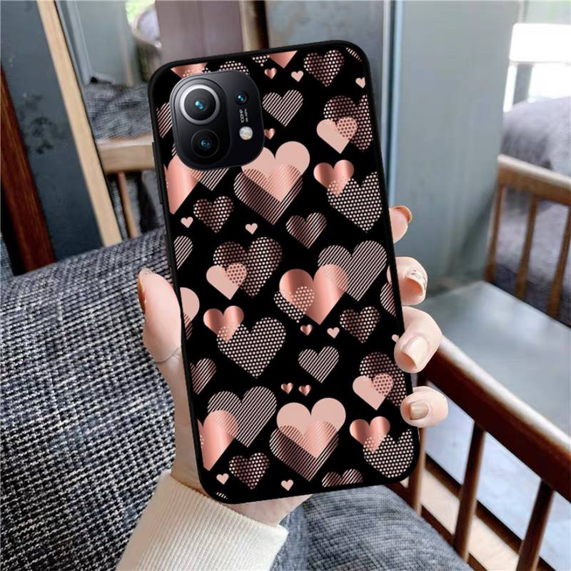 Beautiful Gold Rose Phone Case For Xiaomi Mi Note 10 Pro 8 Lite 9 Se 10T 6X 6 5X 5 F1 Mix 2S Max 2 3 Cover