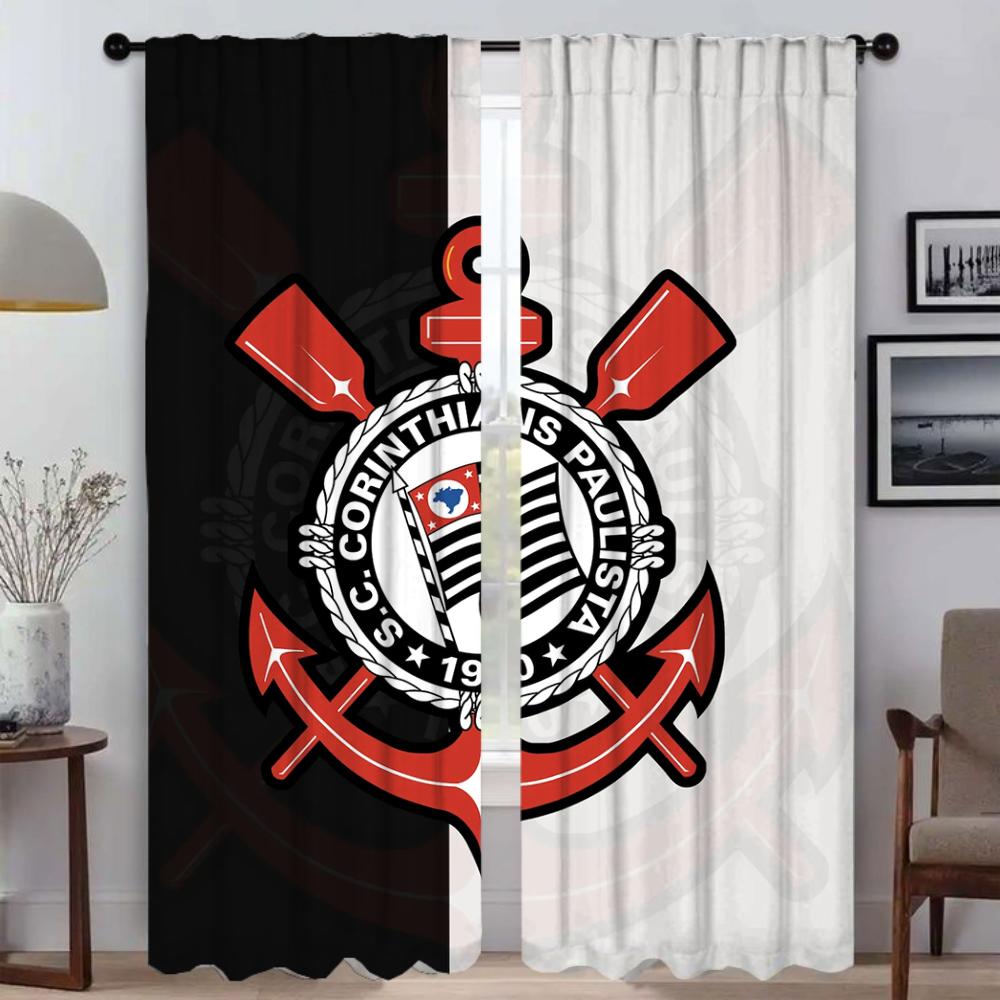 Домашние интерьерные шторы для гостиной Штора CorinthianS Кухонные шторы 2 штуки Тюль для спальни Шторы-перегородки Блэкаут