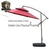 Golden Lion Outdoor Cantilever Sun Umbrella