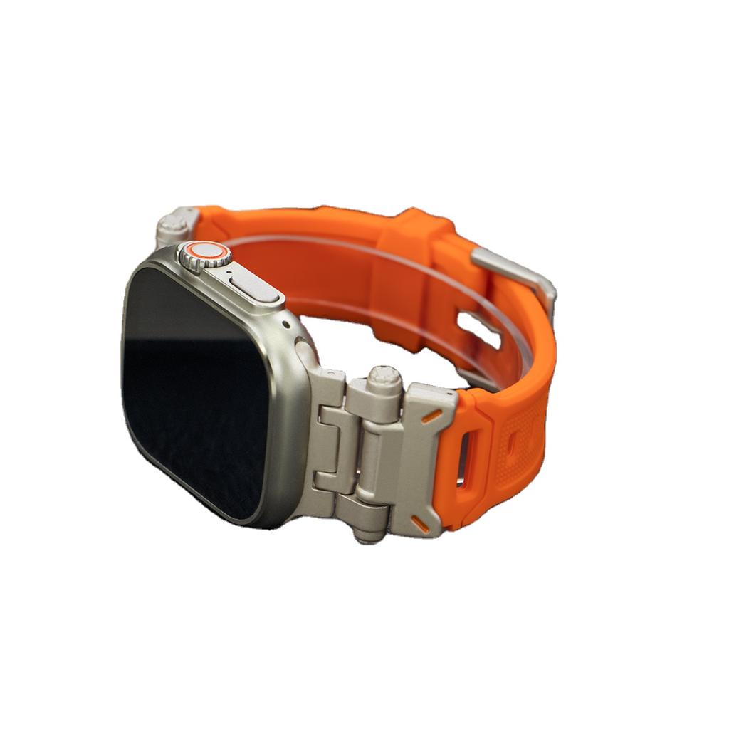 Спортивный ремешок Apple Watch для Apple Watch Ultra 2 49 мм 45 мм 44 мм 42 мм Силиконовый ремешок для Apple Watch Series 8 7 6 5 4 Se Браслет