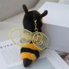 Мультяшное животное пчела плюшевый брелок мягкая кукла игрушки рюкзак кулон украшения подарки