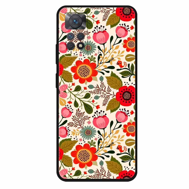 Чехол For Xiaomi Redmi Note 11 Pro 5G Чехол Крутой Космос Мягкий Силикон ТПУ Чехлы Для Xiaomi Redmi Note 11Pro 5G Волк Защитный Корпус