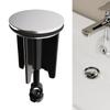 Bathroom Manual Lift Drain Plugs Bathtub Stopper Drain Filter Replacement Drain Plug Sink Stopper Top Fitting Parts