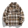 Japanese Retro Plaid Jacket Men's Small Fragrant Jacket Versatile Loose Casual Jacket Men's Top