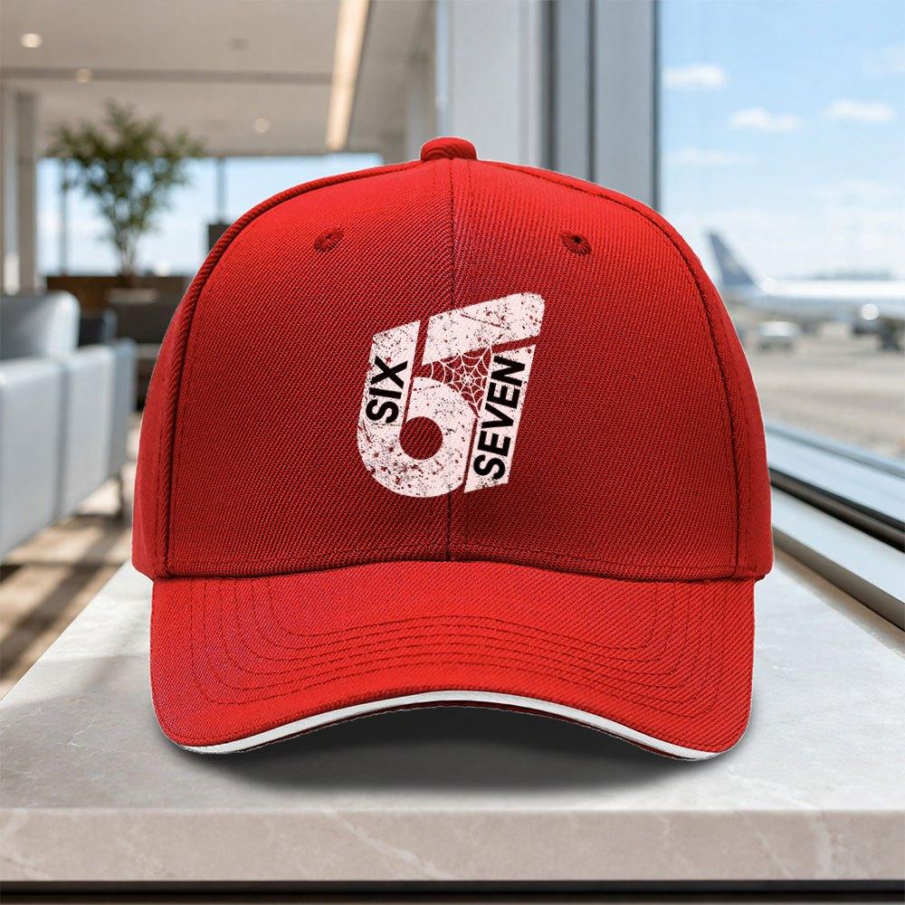 Six Seven Spider Web Adjustable Baseball Cap Lightweight Printed Unisex Hat For Outdoor Weddings Parties