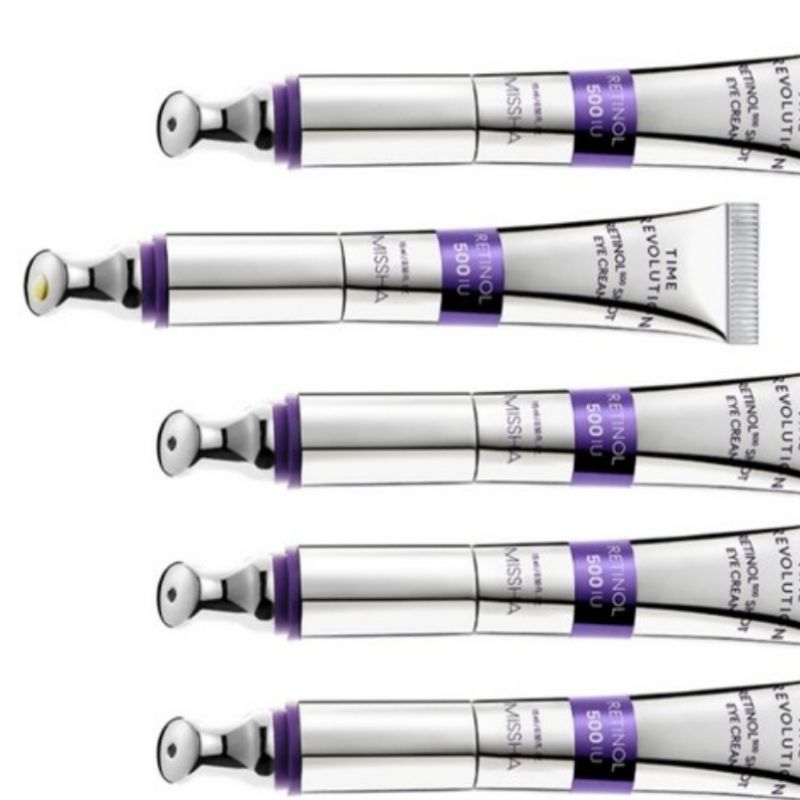 MISSHA Time Revolution Retinol 500 Shot Galvanic Eye Cream Duo Set 15ml + 15ml