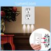 Modern Geometric Small Night Light With Touch Sensing For Home Bedroom Decor