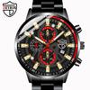 Large Dial Watch Men's Watch Stainless Steel with Quartz Watch Fashion Men's Calendar Watch Student Watch Sports Watch
