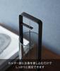 Подставка для благовоний Yamazaki с крышкой-предотвращателем просыпания пепла, Черная, Ш7,2×Г7,2×В28 см, Серия Tower, Стеклянный держатель для благовоний, Предотвращает просыпание пепла, 10014