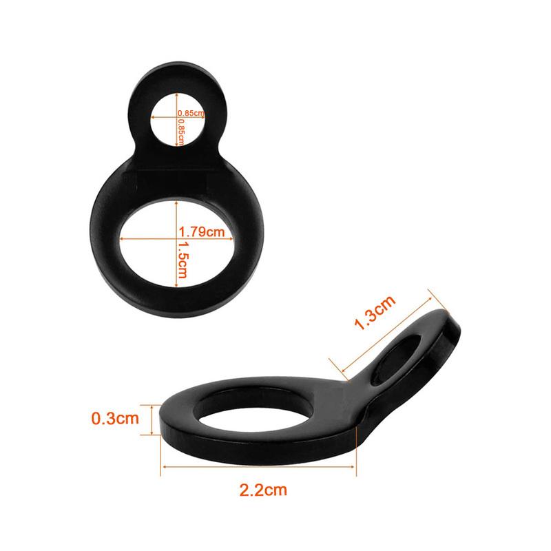 2x Motorcycle Tie Down Strap Stainless Steel Multi-Purpose Strapping Hook Rings For Dirt Bike ATV UTV Trailers Truck Accessories