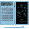 Scientific Calculator with Writing Tablet, Protable Foldable Calculator Notepad 2 in 1 LCD Science Calculator Notepad Professional Financial