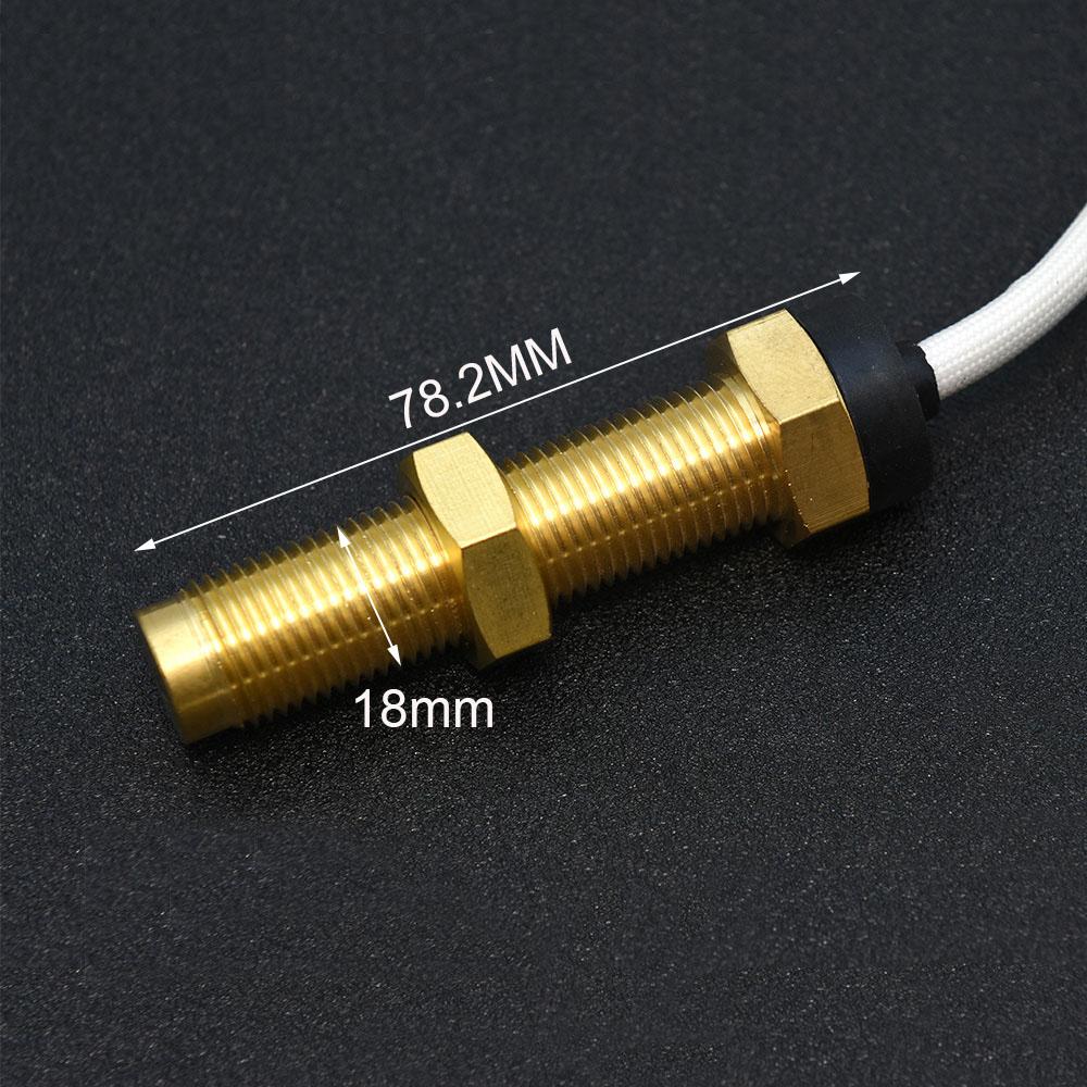 85MM Diesel Engine Tachometer 3000/4000/6000/8000 RPM Gauge REV Counter with Digital Hourmeter 7 Color Backlight 12V 24V