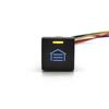 1 Pc Car LED Light Camera View Button Power On Off Radar Sensor Switch Accessories For Toyota Camry 2018 Rav4 2020 Prado 150