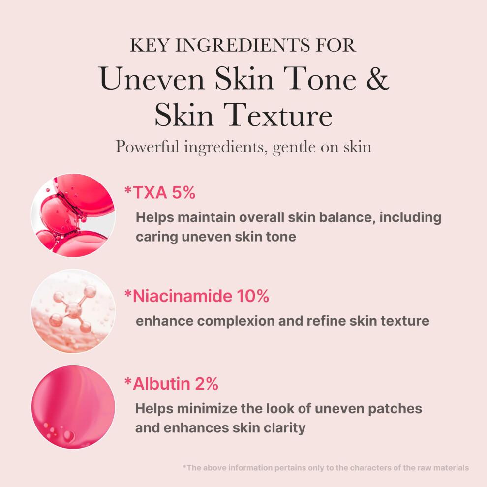 medicube TXA+Niacinamide 15% Glow Facial Serum for After Spot Care | All-in-One Daily Korean Skincare | Uneven Skin Tone, Texture, and Hydration Care