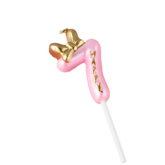 Портативные свечи для торта, изысканное привлекательное украшение, 0-9, цифровые