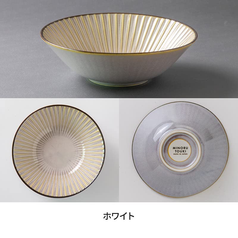 Minoru Pottery Mino Печь для посуды SENDAN 170 Чаша Белая