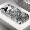 Черный чехол с цветочным кружевным принтом для мобильных телефонов iPhone 17 Pro Max, стеклянная крышка для iPhone 17 16 15 14 13 12 11 Pro Plus