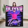 Плед Oliver Tree, причудливый артист, флисовый, декоративный, дышащий, ультрамягкий, плед для дома, путешествий, плюшевое тонкое одеяло