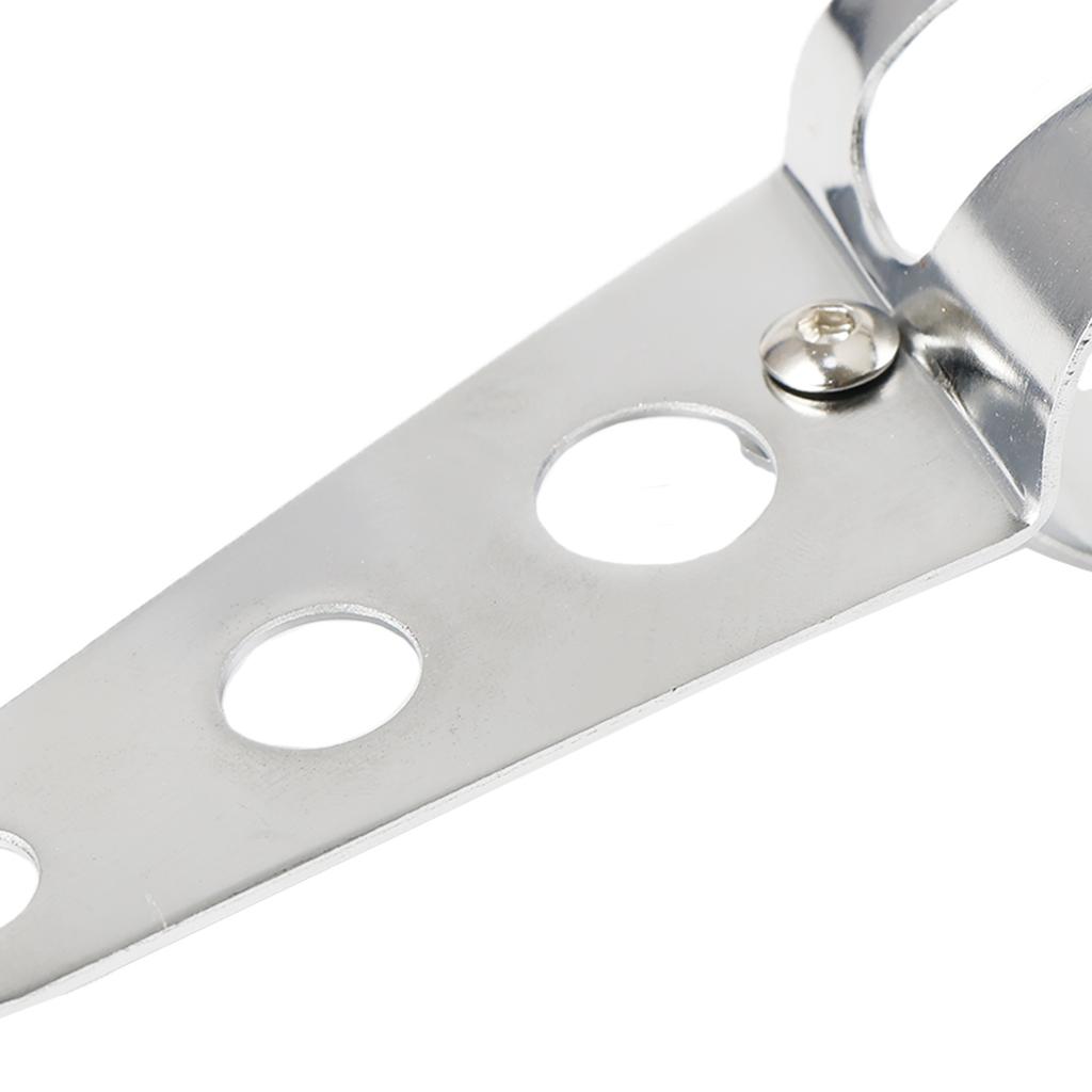 43mm-50mm Fork Chrome Headlight Mount Bracket Motorcycle Headlamp Holder Adapter