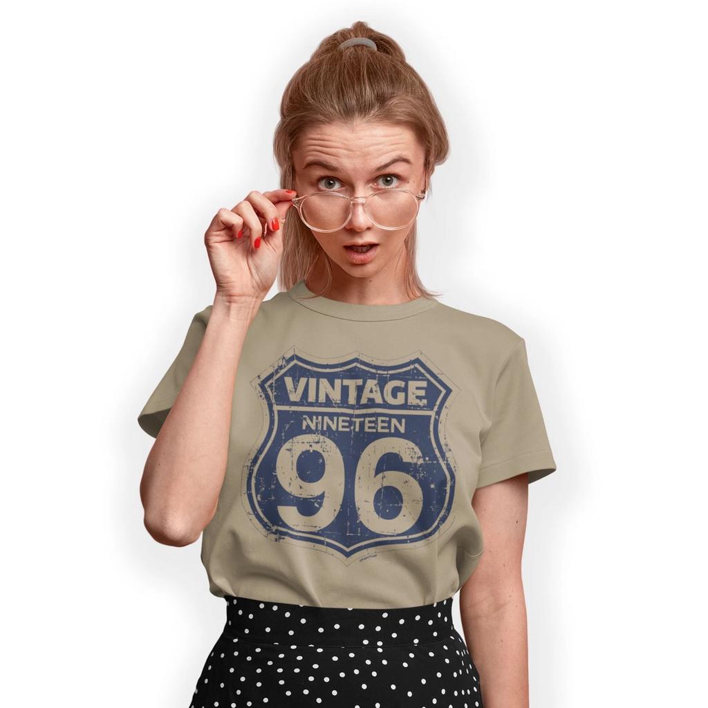 Vintage 1996 Hand Printed 30th Birthday T-Shirt Gift Size Navy Print