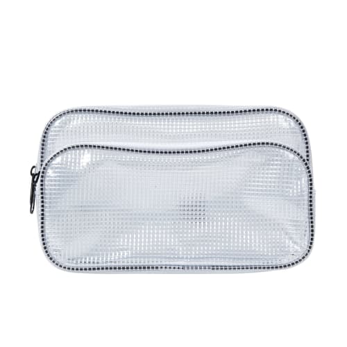NOTAG Transparent Waist Bag, Engineer Bag, PVC Pouch, Clean Bag, Anti-Static, Waterproof, Durable, Wide Gusset, Tool Bag, Clean Room, See-Through, Wor