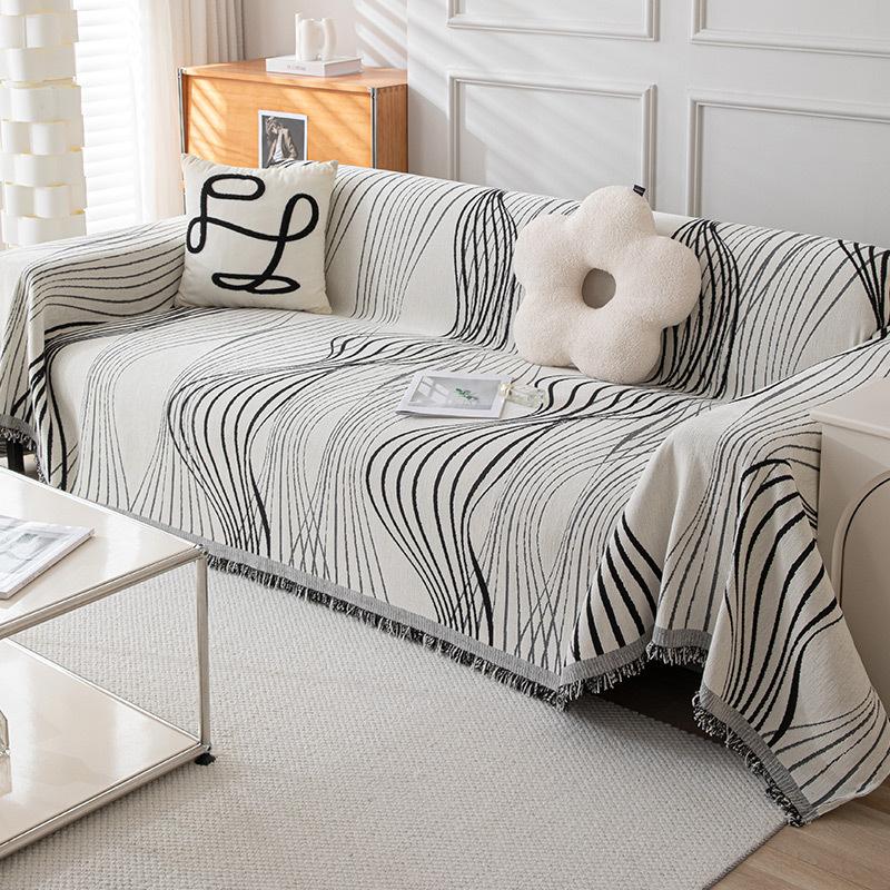 Chenille Sofa Towel Living Room All-season Universal Anti Slip Dustproof Seat Cushion Double-sided Usable Air Conditioning Quilt