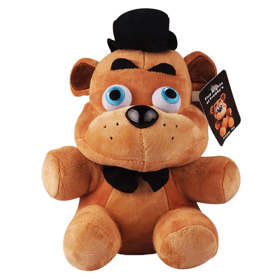 18 см Аниме Каваи Fn af Плюшевая игрушка Мультяшный Фредди Плюшевая кукла Медведь Кролик Животное Плюшевые игрушки Fazbear Рождественские подарки