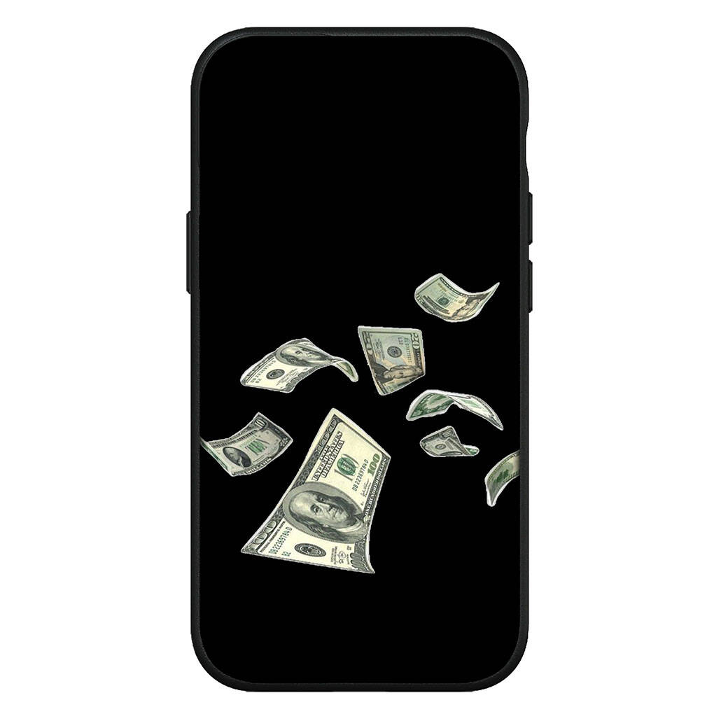 for Samsung Galaxy S25 S24 iPhone 17 16 15 Xiaomi Redmi Note 14 13 12 11 Plus Pro Max XR A37 Phone Case Wallpaper Art Money 100 Dollars OPPO Huawei
