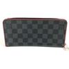 Louis Vuitton N63304 Кошелек Zippy Damier Graphite Кошелек на молнии Черный/Красный