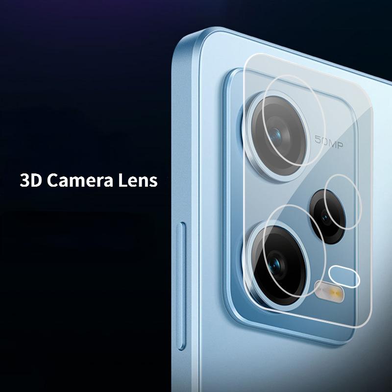 3D Camera Lens for Xiaomi Redmi Note 12 Turbo Clear Camera Screen Protector Cover for Xiaomi Poco F5 Pro for Redmi Note 12S