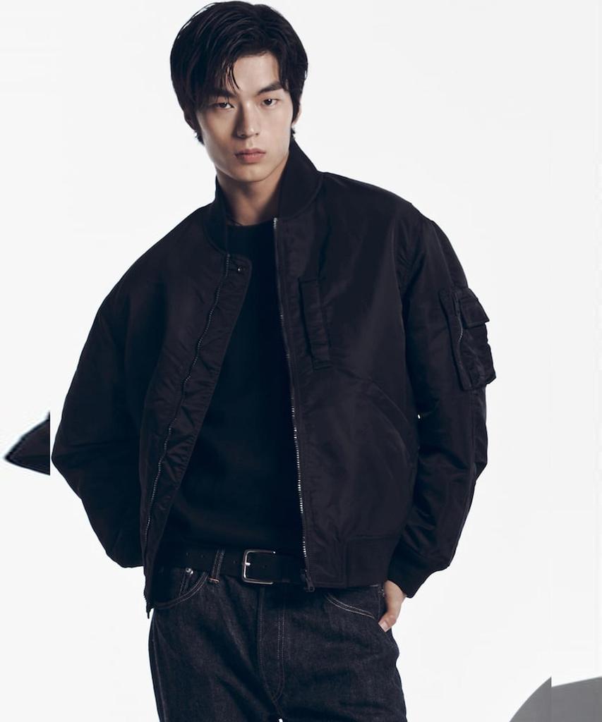 Shift.G Reversible Aviator Padding Jumper Black