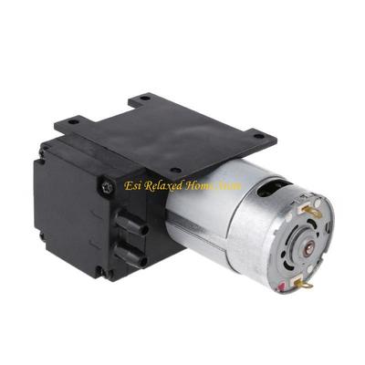 B46E 12V Мини-вакуумные мембранные насосы 8 л/мин Высокое давление всасывания с держателем