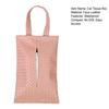 Car Tissue Holder for Dispenser with Woven Visor Hanging Napkin Pattern Universal Armrest