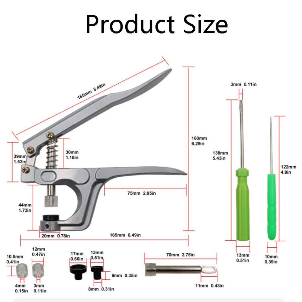 U-образная ручная пресс-машина, портативные плоскогубцы для застежек, новые смоляные кнопки