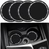 New 2PCS Bling Auto Car Cup Holder Insert Coasters Universal Vehicle Interior Accessories Anti Slip Crystal Cup Mat Holder