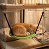 Adjustable Lanyard Hanging Cat Bed Breathable Mesh Hanging Sleeping Bed Cat Nest  For Cat Cage