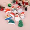 Cute Girls Christmas Hair Clips Elk Snowflake Hair Claws Clips Plastic Hairpins Girls Kids Christmas Party Hair Accessories